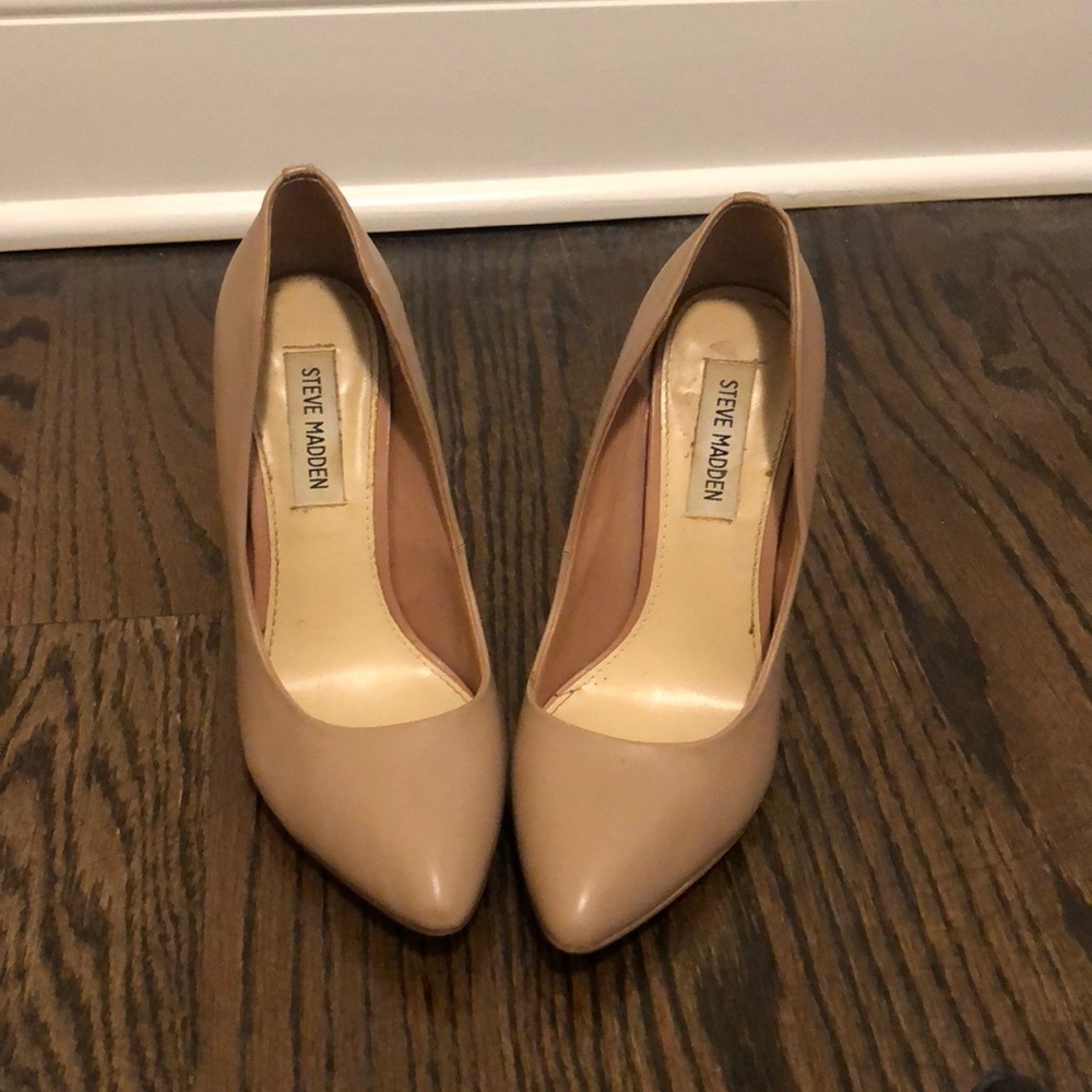 Nude stiletto by Steve Madden